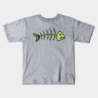 Dead Fish Skeleton Kids T-Shirt